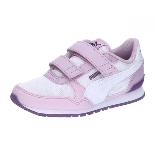 PUMA Unisex Kinder St Runner V3 Mesh V Ps Turnschuhe, White Grape Mist Crushed Berry, 31 EU von PUMA