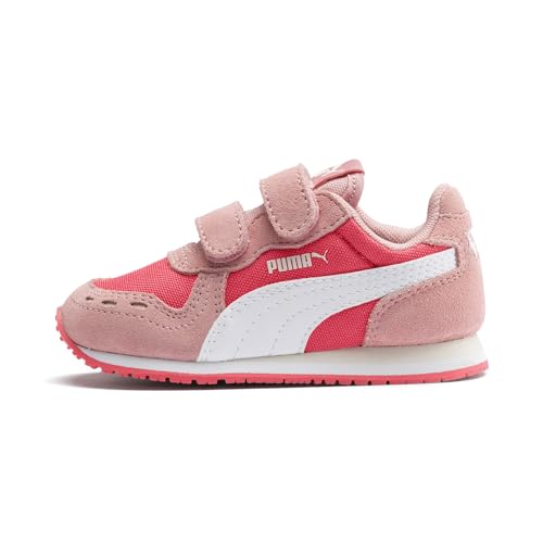 Puma Unisex-Kinder Cabana Racer Nl V Inf Sneaker, Pink (Calypso Coral-Bridal Rose White 03) von PUMA