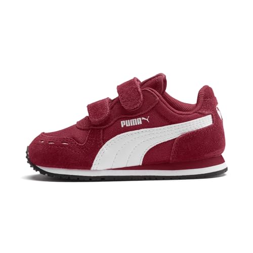 Puma Unisex-Kinder Cabana Racer Nl V Inf Sneaker, Rot (Rhubarb White Black 01) von Puma