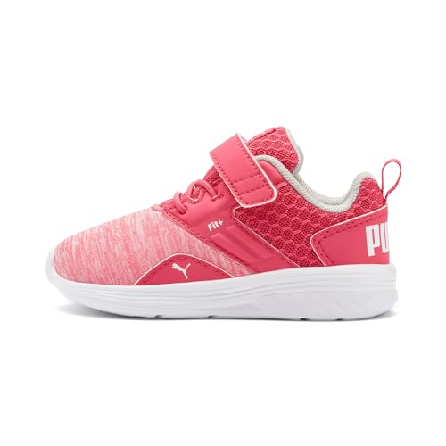 Puma Unisex-Kinder Comet V Inf Sneaker, Pink (Calypso Coral White 12) von PUMA