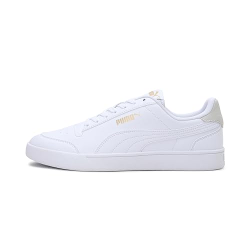 PUMA Unisex Shuffle Turnschuhe, Puma White Puma White Puma Team Gold, 40 EU von PUMA