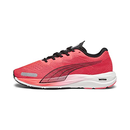 Puma Velocity Nitro 2 Herren-Laufschuh, Feuerorchidee, Schwarz, 11 UK von PUMA