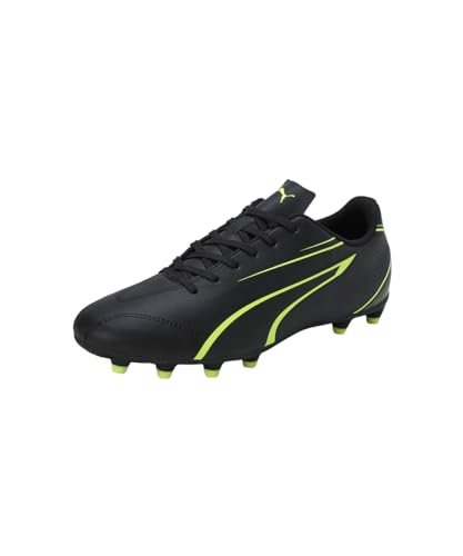 PUMA Vitoria Fg/Ag Herren-Fußballschuh, Black-Electric Lime, 8 UK von PUMA
