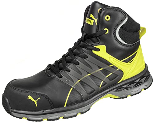 Puma, Safety 633880 Velocity 2.0 MID S3 Sicherheitsschuhe Herren gelb, Schwarz Gelb, 39 EU von PUMA