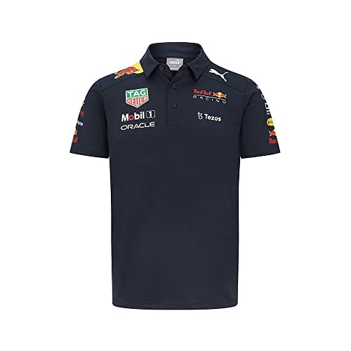 Red Bull Racing Offizielles Teamline Poloshirt, Herren X-Small - Original Merchandise von PUMA