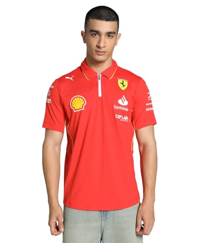 Scuderia Ferrari 2024 Pro Team Polo für Herren – Rot – XL von PUMA