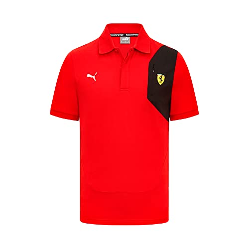 Scuderia Ferrari – Klassisches Poloshirt – Herren, Rot/Ausflug, einfarbig (Getaway Solids), X-Klein von PUMA