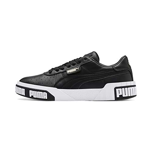 PUMA Damen Cali Bold WN's Sneaker, Black-Metallic Gold, 37.5 von PUMA