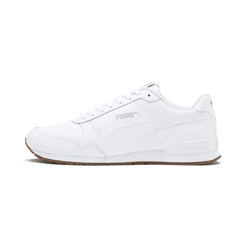 PUMA Unisex ST Runner v2 Full L Low-Top Trainer, Puma White-Gray Violet, 46 EU von PUMA