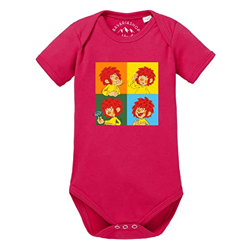 PUMUCKL Bavariashop Baby-Body Meisterwerk - lustiger Baby-Strampler - 62 (3-6 Monate) - beere von PUMUCKL