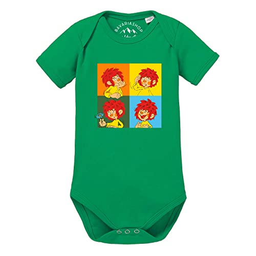 PUMUCKL Bavariashop Baby-Body Meisterwerk - lustiger Baby-Strampler - 68 (6-12 Monate) - grün von PUMUCKL