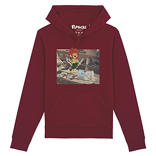 PUMUCKL Bavariashop Herren Hoodie Werkstatt - XXL - weinrot von PUMUCKL