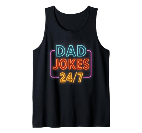Humor Vatertag Grafik - Damen Herren Lustige Papa Witze Tank Top von PUN HUMOR GRAPHIC