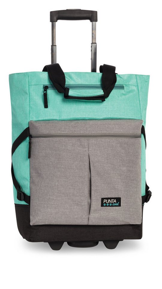 PUNTA Shopper Punta cool Einkaufstrolley mit Kühlfach grau/mint von PUNTA