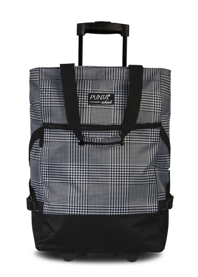 PUNTA Shopper Punta wheel Einkaufstrolley schwarz/silber von PUNTA