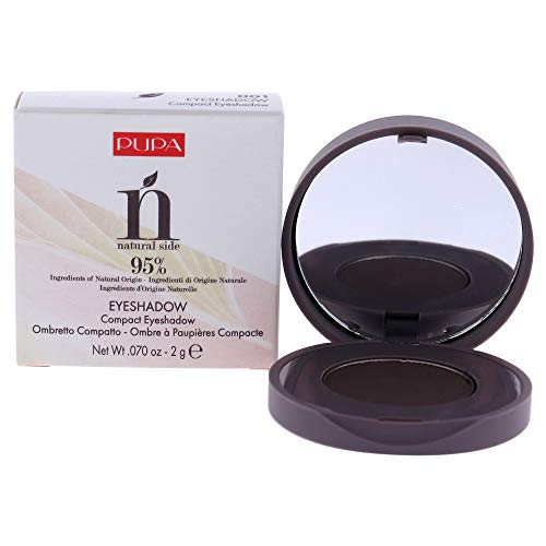 Pupa Milano Natural Side Compact Lidschatten – 001 Violet Graphite für Frauen, 2 g Lidschatten von Pupa