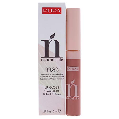 Pupa Milano Natural Side Lipgloss – 002 Majestic Nude für Frauen 4,8 g Lipgloss von Pupa