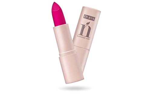 Pupa Milano Natural Side Lippenstift – 008 Shocking Fuchsia für Frauen 4,0 g Lippenstift von Pupa
