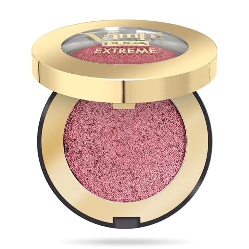PUPA Milano Vamp! Extreme Eyeshadow 003 Extreme Ginger - Cremiger Puderschatten mit intensivem, metallischem Finish - Kreieren Sie atemberaubende, rauchige, schimmernde Augen-Looks - mischbare, von Pupa