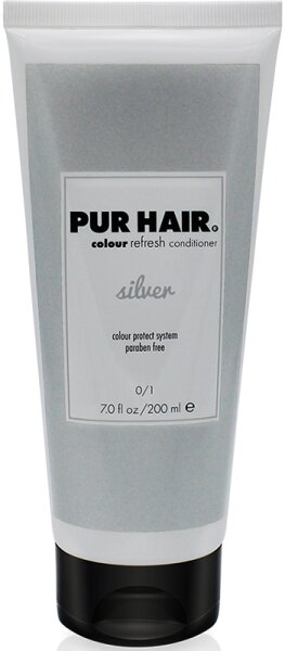 Pur Hair Colour Refreshing Mask 200 ml silver von PUR HAIR