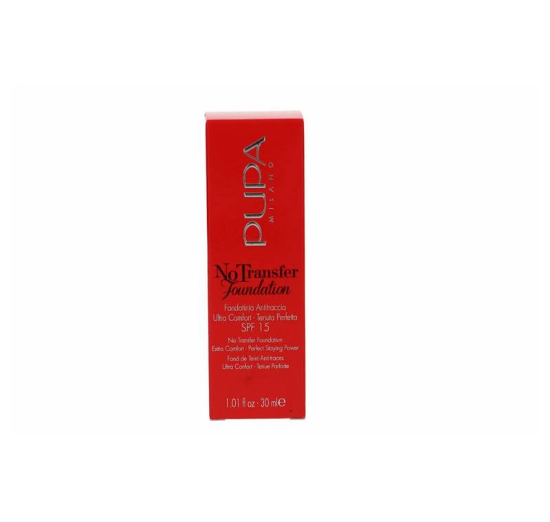PURA Foundation PUPA No Transfer Foundation SPF15 feuchtigkeitsspendende Foundation von PURA