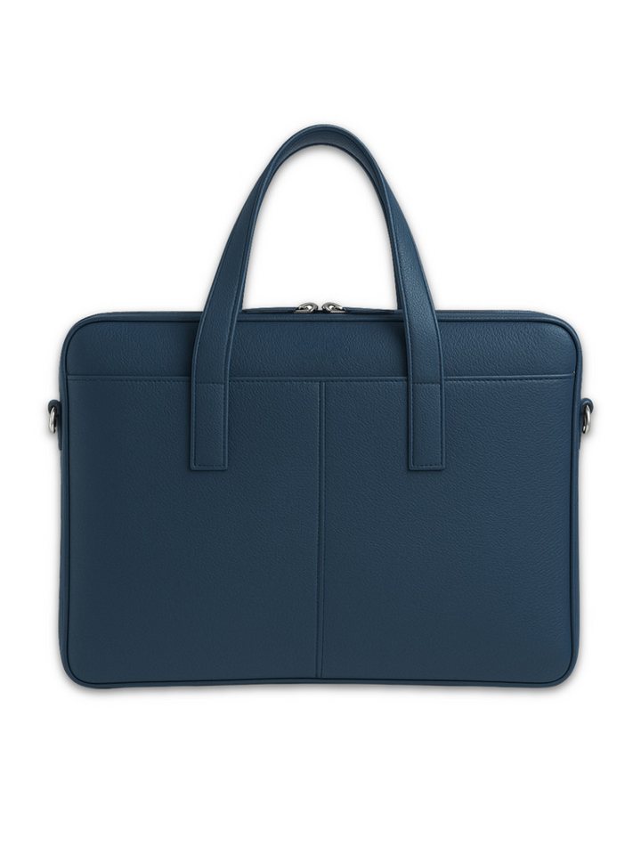 PURE Studios Laptoptasche CAPELLA, Vollnarbenleder, 15,6"-Laptopfach, Frontfächer, abnehmbarer Gurt von PURE Studios