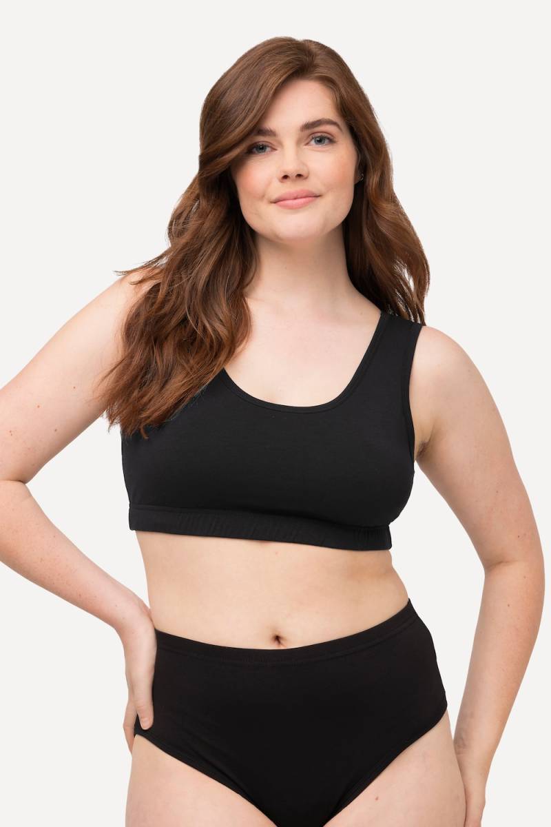 Große Größen Bustier, Damen, schwarz, Größe: 62/64, Baumwolle, Ulla Popken Große Größen Bustier, Damen, schwarz, Größe: 62/64, Baumwolle, Ulla Popken von PURE