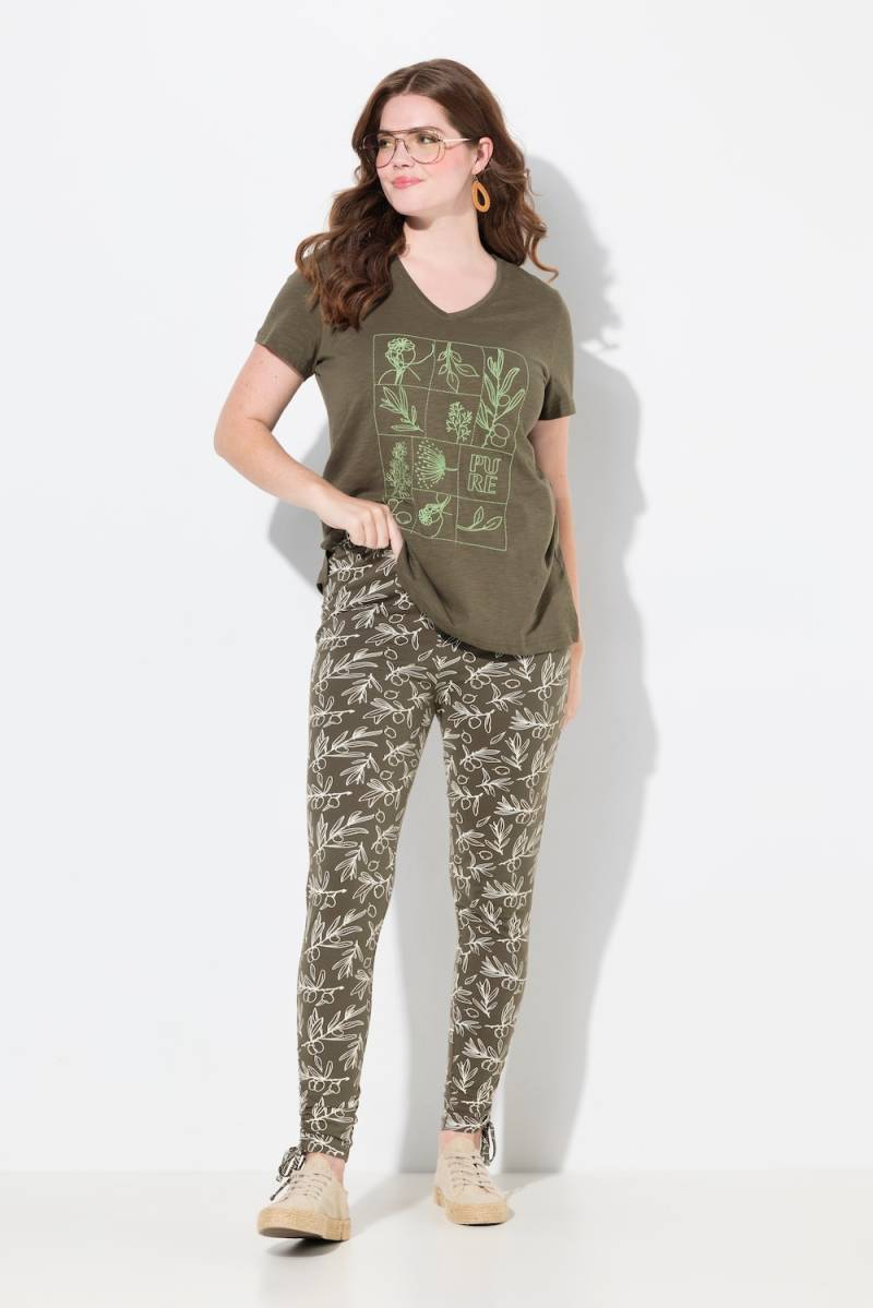 Große Größen Leggings, Damen, grau, Größe: 58/60, Baumwolle, Ulla Popken von PURE