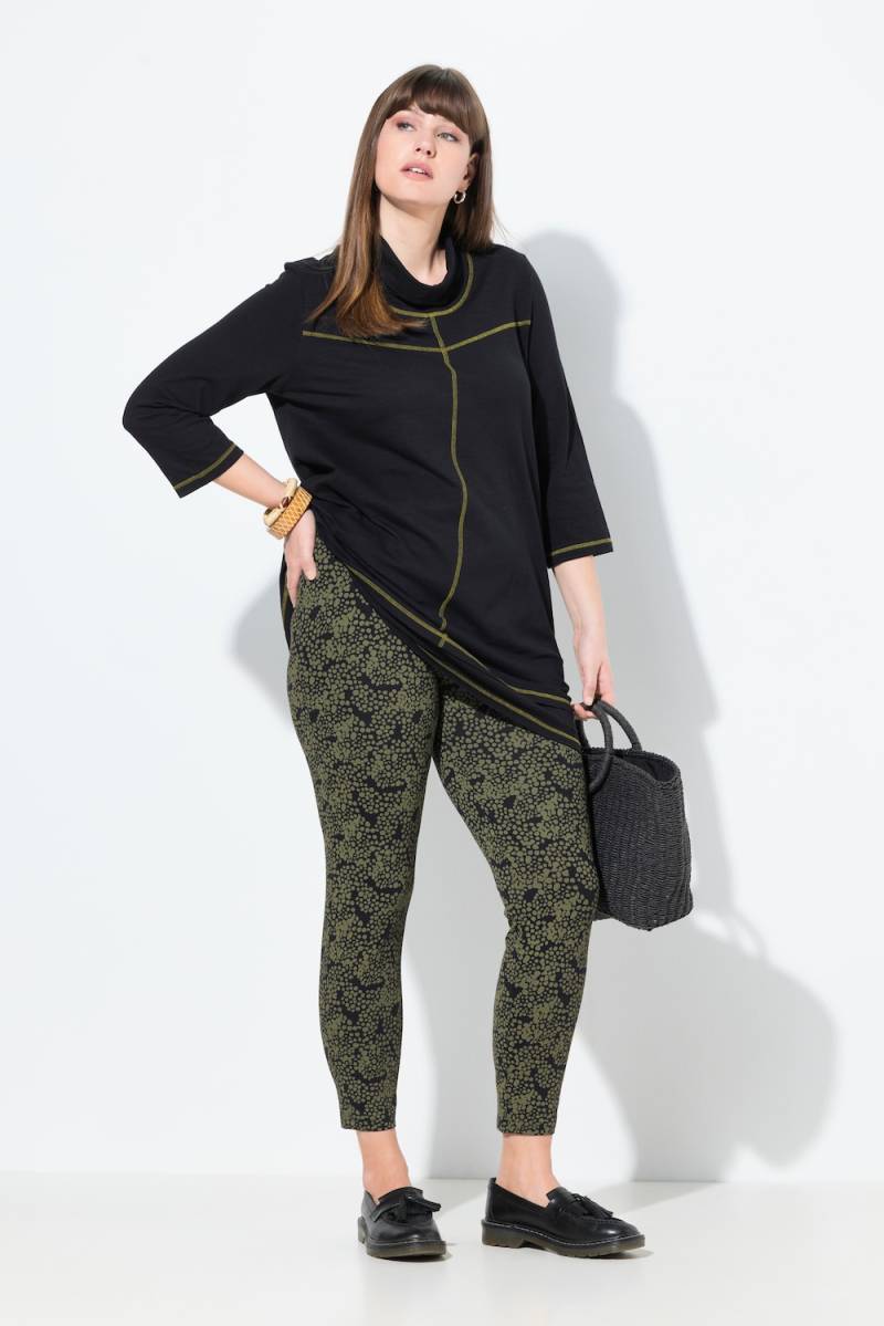 Große Größen Leggings, Damen, grün, Größe: 46/48, Baumwolle, Ulla Popken von PURE