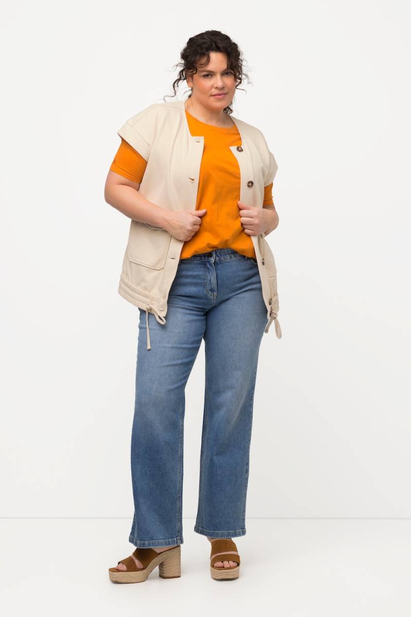 Große Größen Marlenejeans Mary, Damen, blau, Größe: 46, Baumwolle, Ulla Popken von PURE