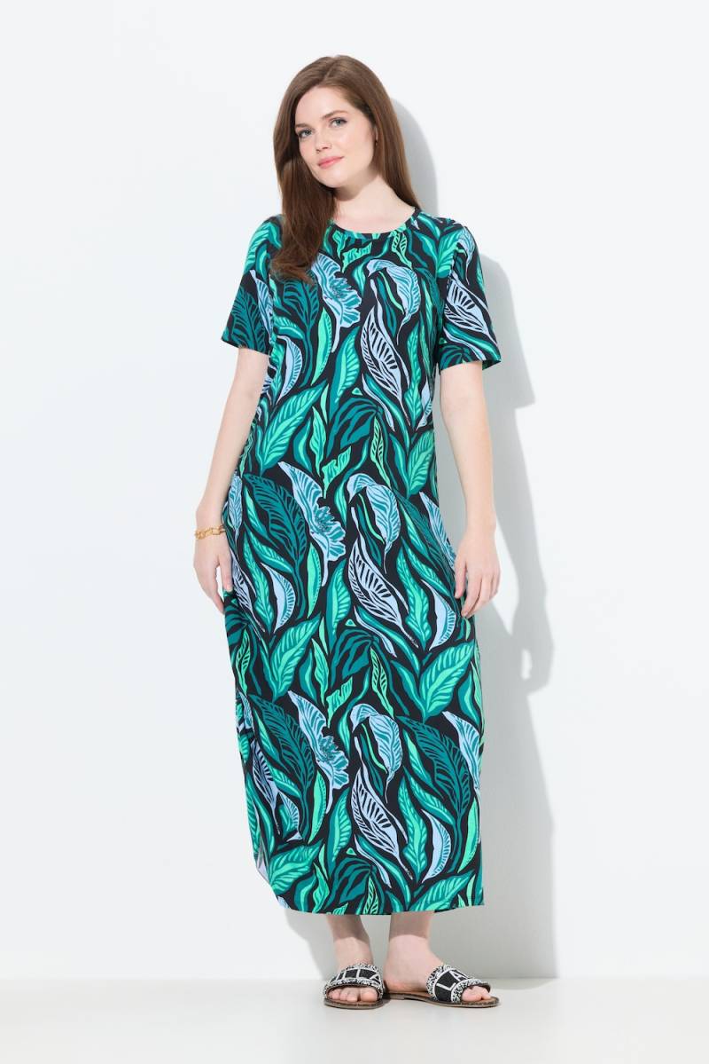 Große Größen Maxikleid, Damen, schwarz, Größe: 46/48, Baumwolle, Ulla Popken von PURE