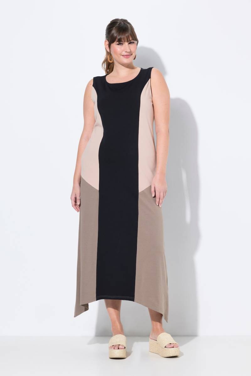 Große Größen Midikleid, Damen, schwarz, Größe: 46/48, Baumwolle, Ulla Popken von PURE