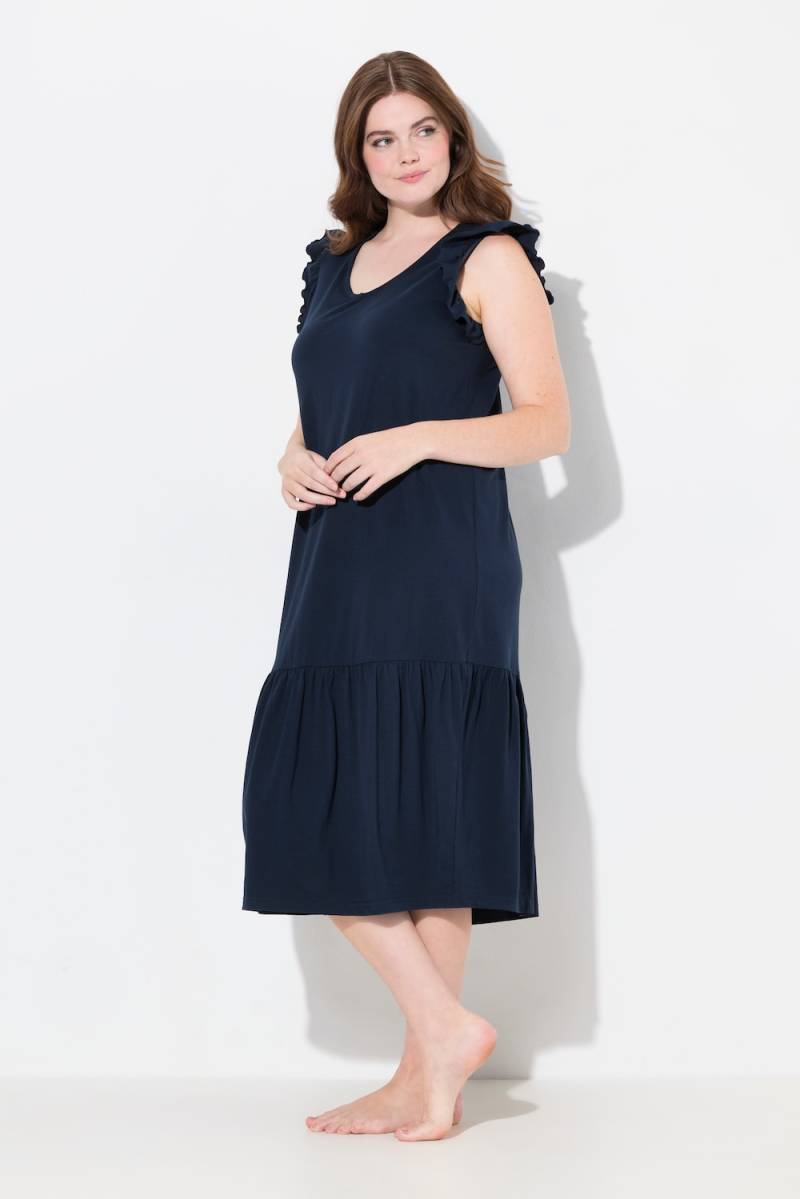 Große Größen Nachthemd, Damen, blau, Größe: 46/48, Baumwolle, Ulla Popken von PURE