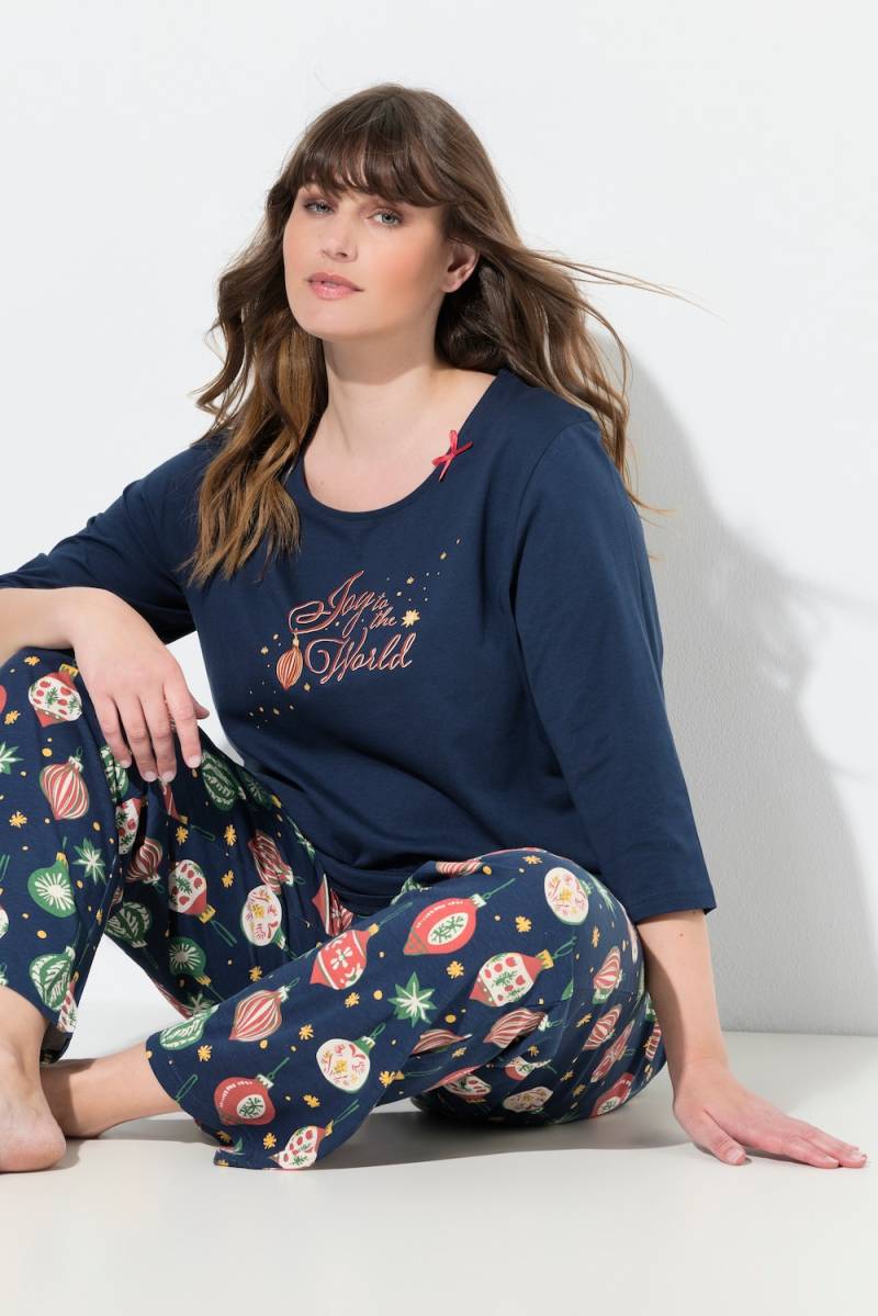 Große Größen Schlafanzug-Oberteil, Damen, blau, Größe: 54/56, Baumwolle, Ulla Popken Große Größen Schlafanzug-Oberteil, Damen, blau, Größe: 54/56, Baumwolle, Ulla Popken von PURE