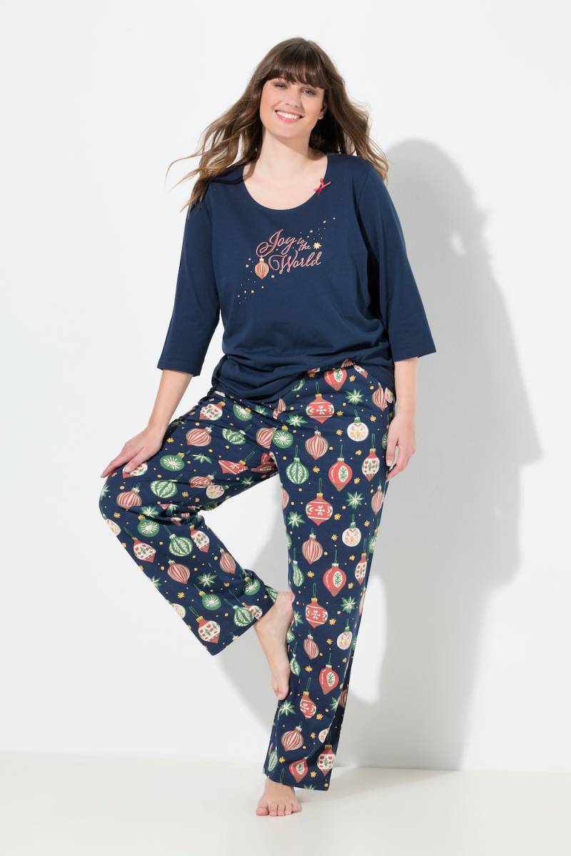 Große Größen Schlafanzughose, Damen, blau, Größe: 46/48, Baumwolle, Ulla Popken Große Größen Schlafanzughose, Damen, blau, Größe: 46/48, Baumwolle, Ulla Popken von PURE