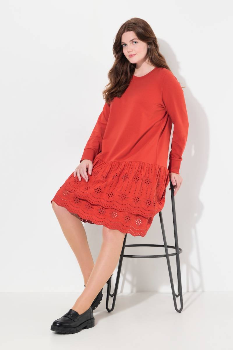 Große Größen Sweatkleid, Damen, orange, Größe: 46/48, Baumwolle, Ulla Popken von PURE