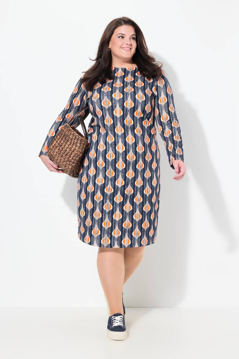 Große Größen Sweatkleid, Damen, schwarz, Größe: 42/44, Baumwolle, Ulla Popken von PURE