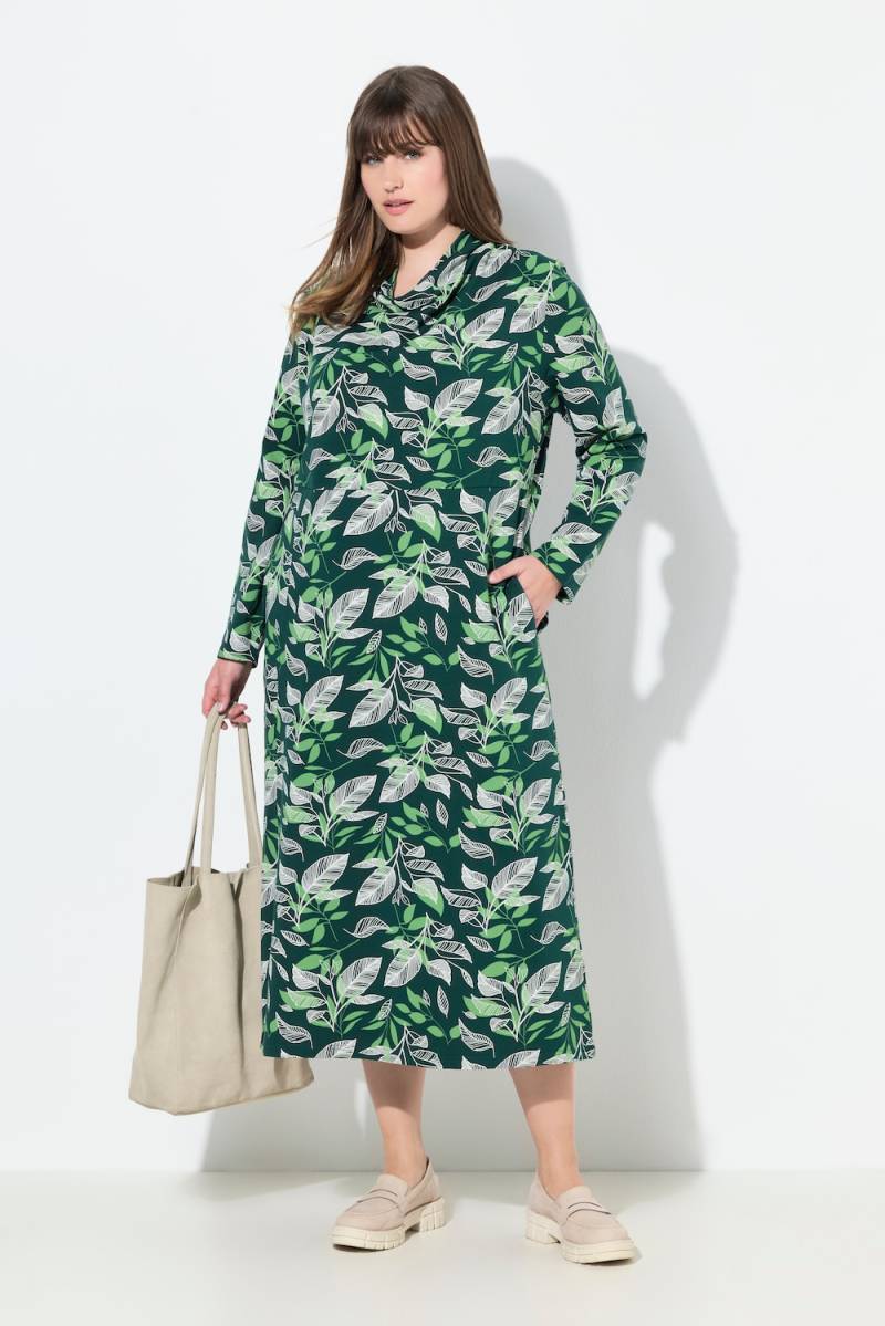 Große Größen Sweatkleid, Damen, türkis, Größe: 54/56, Baumwolle, Ulla Popken von PURE