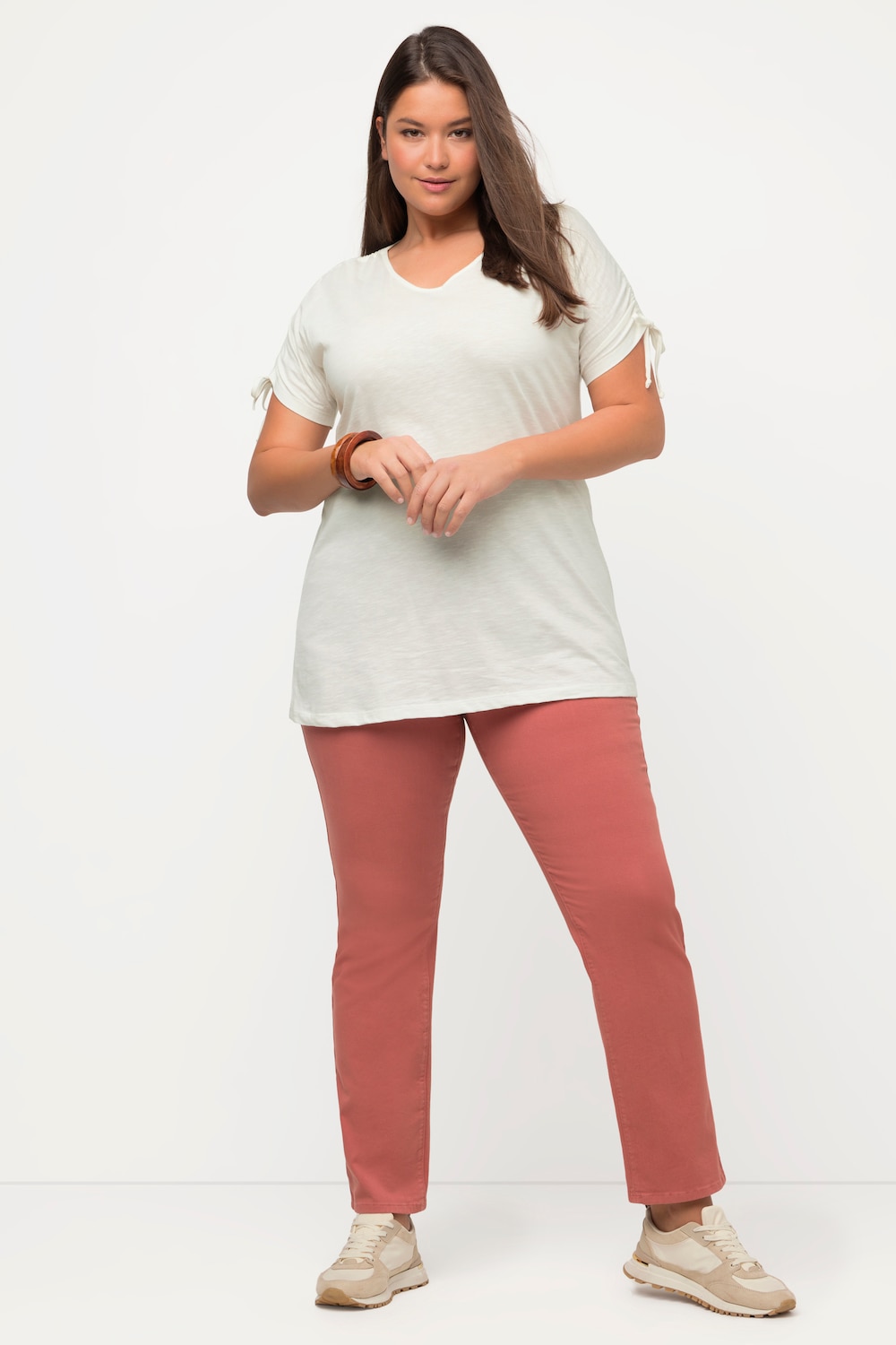Große Größen T-Shirt, Damen, beige, Größe: 46/48, Baumwolle, Ulla Popken Große Größen T-Shirt, Damen, beige, Größe: 46/48, Baumwolle, Ulla Popken von PURE