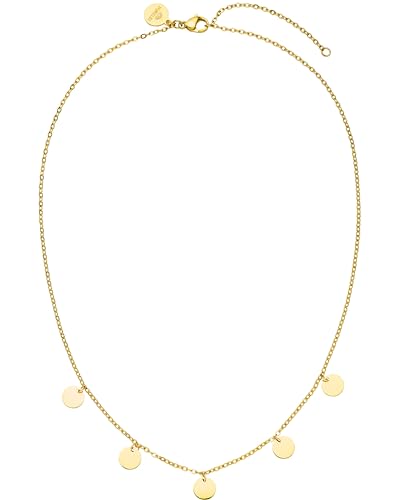 PURELEI® Kalea Kette Damen (Gold) – Halskette Damen aus langlebigem Edelstahl – Wasserfeste Kette mit Anhänger – 40-45 cm Länge verstellbar – Halskette für deinen individuellen Look von Purelei