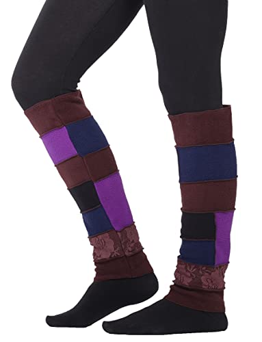 PUREWONDER Damen Stulpen aus Fleece Beinstulpen Modell Nr. 1 Braun von PUREWONDER