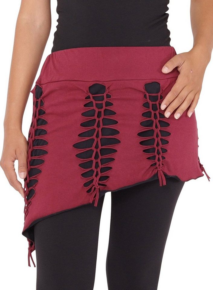 PUREWONDER Zipfelrock Rock Minirock sk273 Sommerrock mit Cut-Out-Flechtung PUREWONDER Zipfelrock Rock Minirock sk273 Sommerrock mit Cut-Out-Flechtung von PUREWONDER