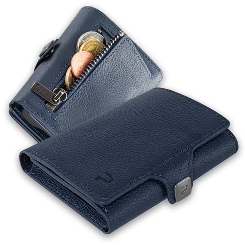PURISTO® Bargeld-Tasche Erweiterung mit Münzfach für bestehendes KLIK Slim Wallet, Zusatz Austausch-Cover für Kartenhalter oder als Add-On mit RFID-Schutz von PURISTO