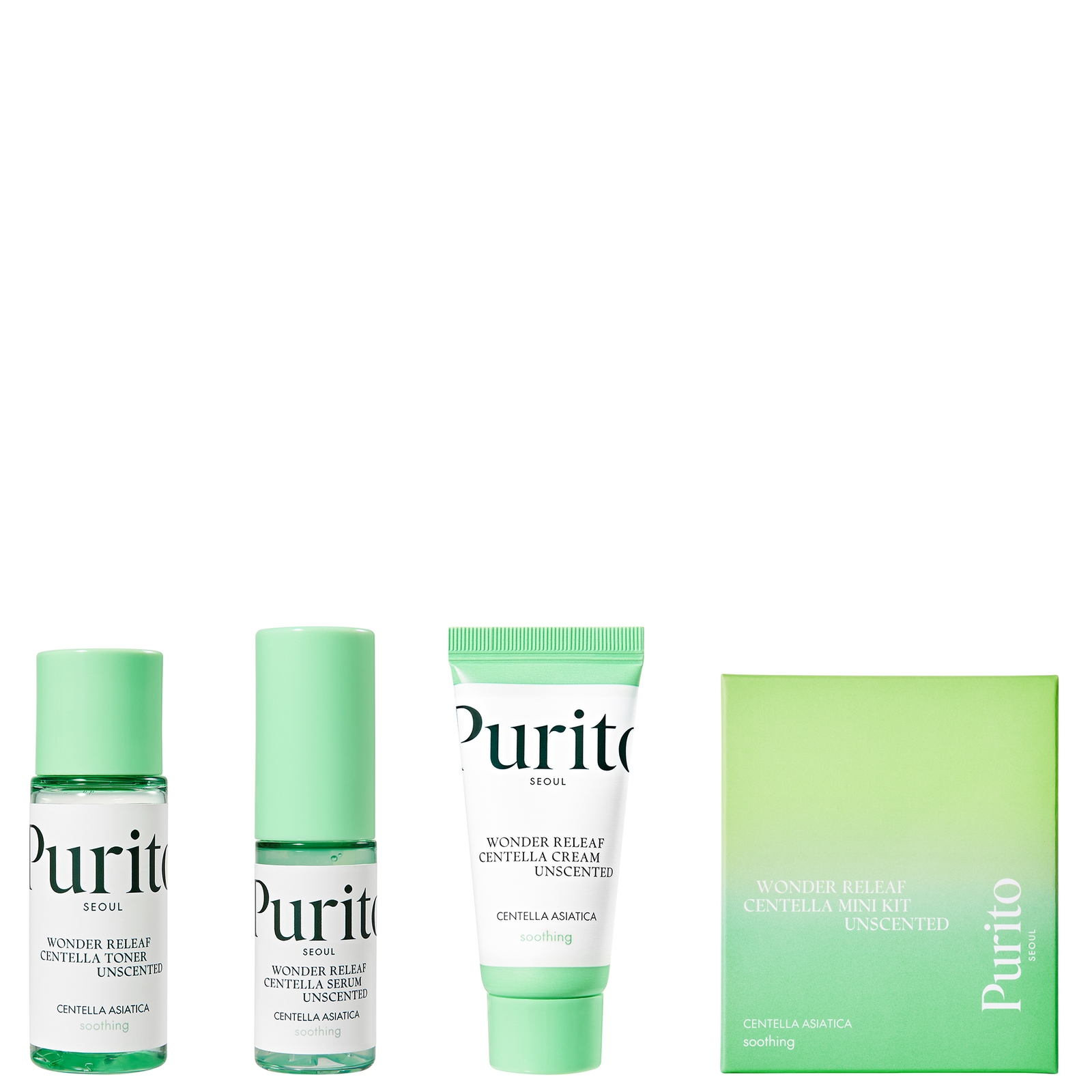 PURITO Mini Wonder Releaf Centella Unscented Kit von PURITO