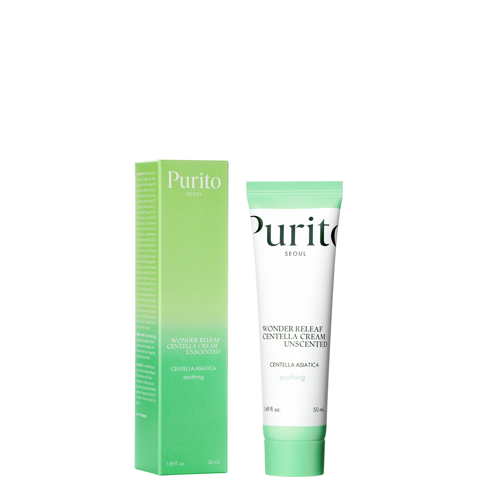 PURITO Wonder Releaf Centella Unscented Cream 50ml von PURITO