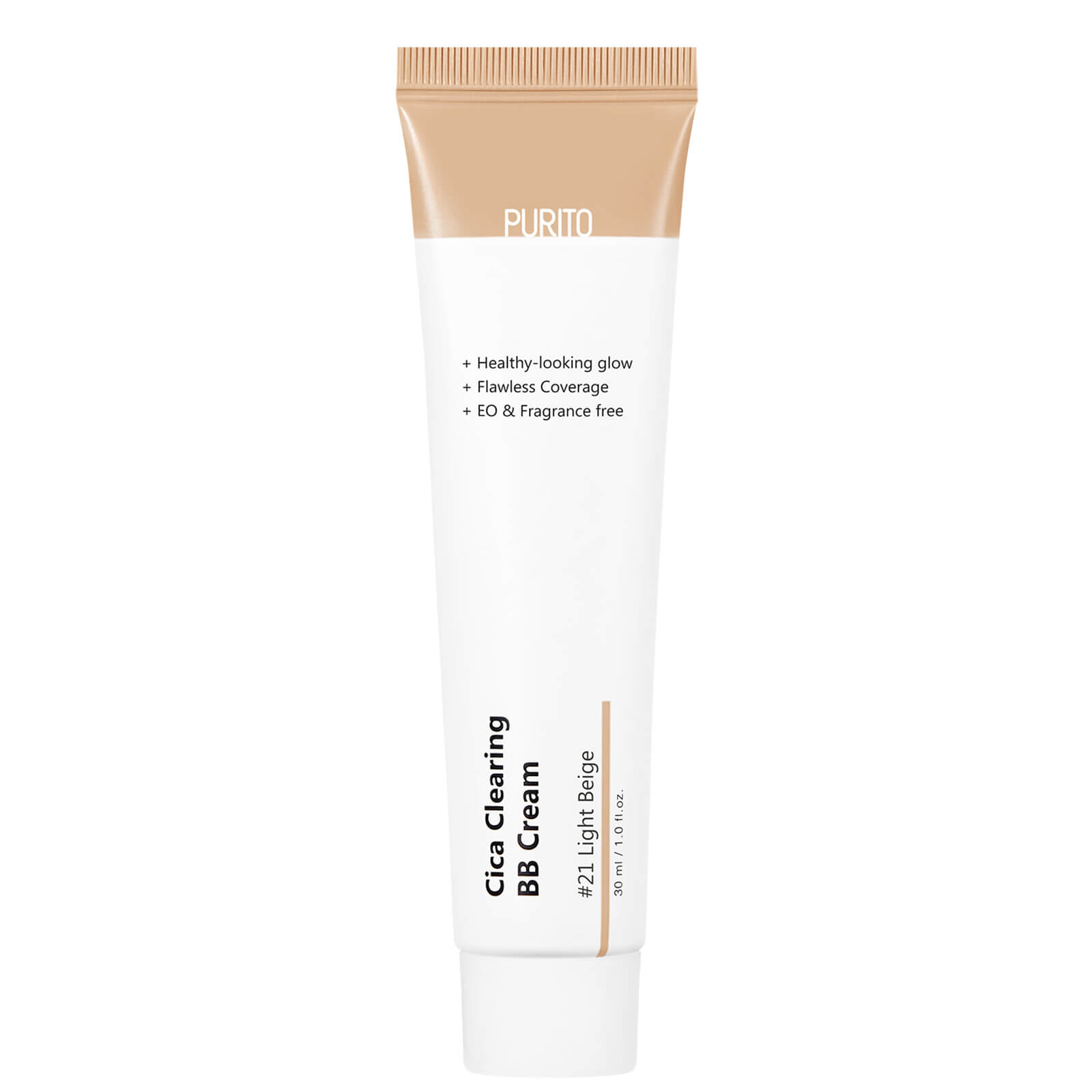 PURITO Cica Clearing BB Cream 30ml (Various Shades) - #21 Light Beige von PURITO