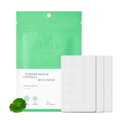 PURITO SEOUL Wonder Releaf Centella Spot Patch, Korean Centella, for Sensitive Skin, Soothing, Pimple Patches for Face, Spot Stickers, K-Beauty, 51 Count von PURITO