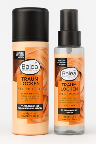 Balea PROFESSIONAL Definier Spray Traumlocken (150 ml) + Styling Cream Traumlocken (150 ml) + PurLife Sticker von PURLIFE BY DANA & LINDA