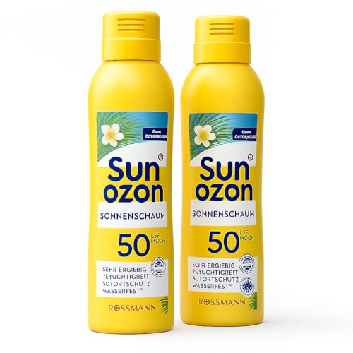 sunozon Classic Sonnenschaum LSF 50 (2 x 200ml) + PurLife Sticker von PURLIFE BY DANA & LINDA