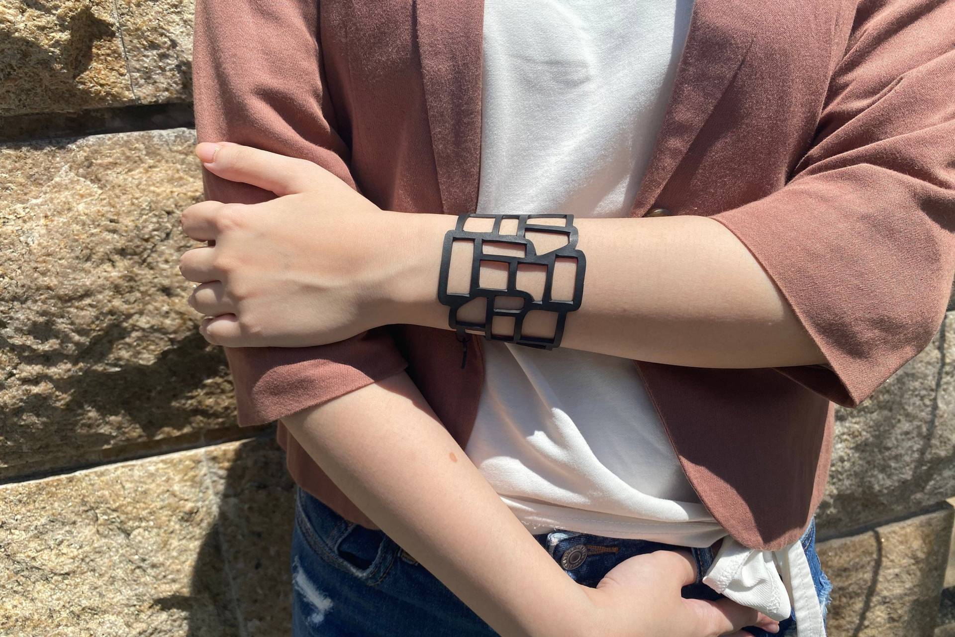 Wickelarmband Aus Leder, Minimalistisch Für Frauen Wickelarmband Aus Leder, Minimalistisch Für Frauen von PURNAMAShop